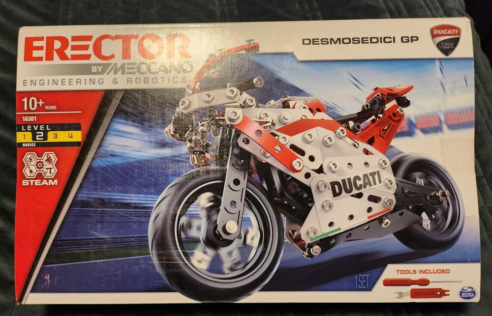 Erector by Meccano Ducati Desmosedici GP, New